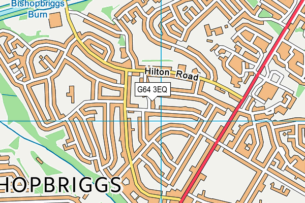 G64 3EQ map - OS VectorMap District (Ordnance Survey)