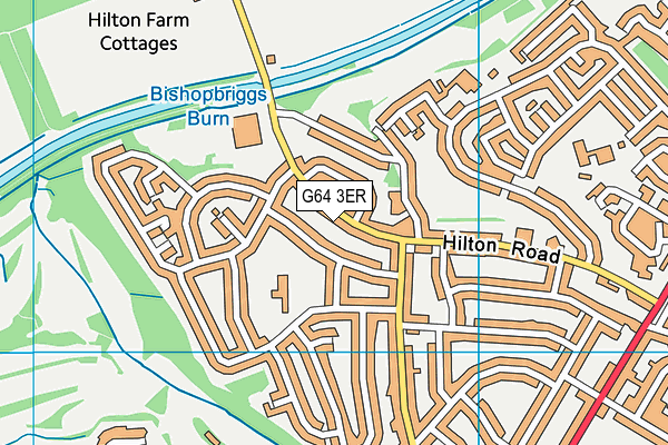 G64 3ER map - OS VectorMap District (Ordnance Survey)