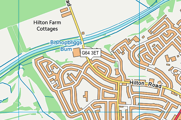 G64 3ET map - OS VectorMap District (Ordnance Survey)