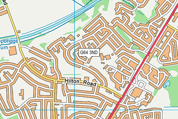 G64 3ND map - OS VectorMap District (Ordnance Survey)