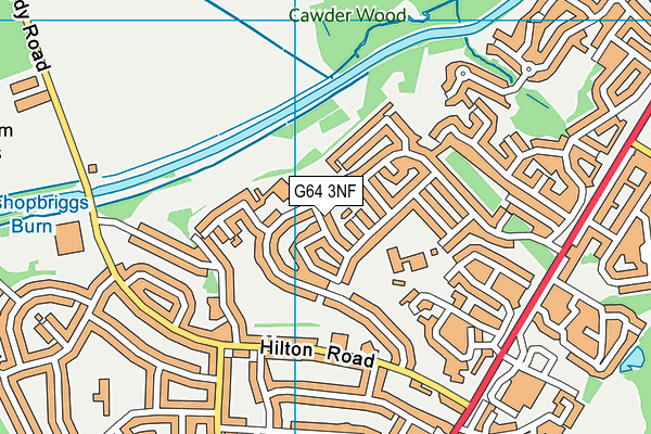 G64 3NF map - OS VectorMap District (Ordnance Survey)