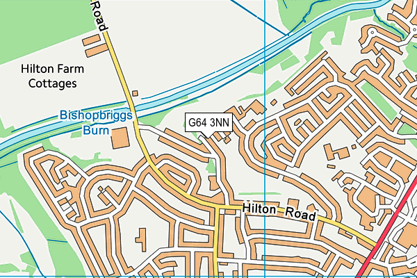 G64 3NN map - OS VectorMap District (Ordnance Survey)