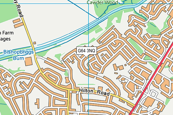 G64 3NQ map - OS VectorMap District (Ordnance Survey)