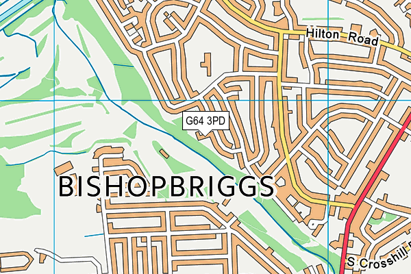 G64 3PD map - OS VectorMap District (Ordnance Survey)