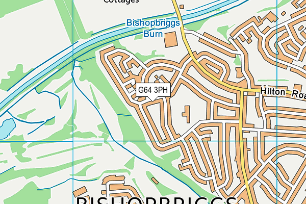 G64 3PH map - OS VectorMap District (Ordnance Survey)
