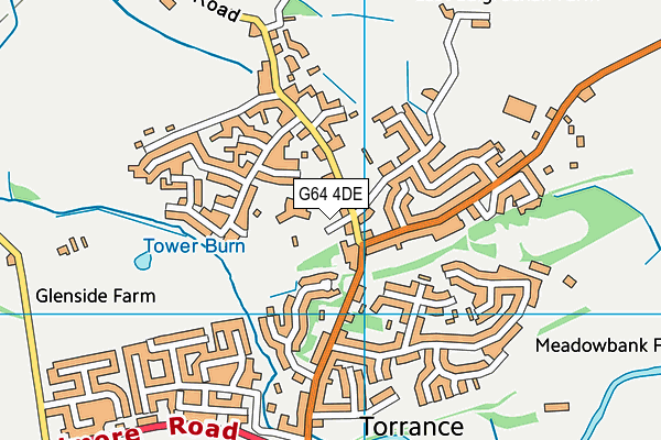 G64 4DE map - OS VectorMap District (Ordnance Survey)