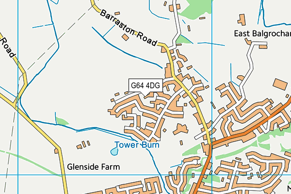 G64 4DG map - OS VectorMap District (Ordnance Survey)