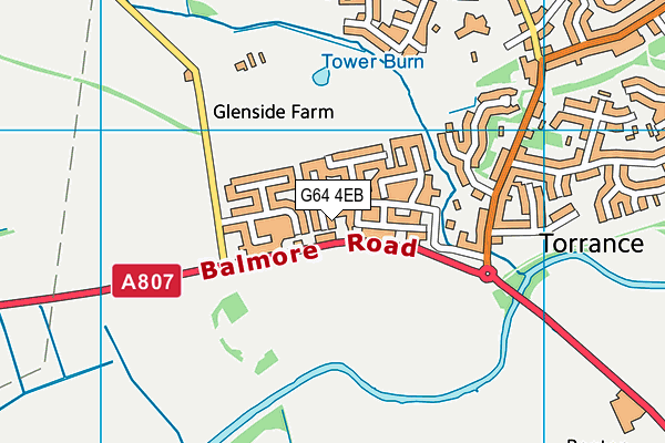 G64 4EB map - OS VectorMap District (Ordnance Survey)