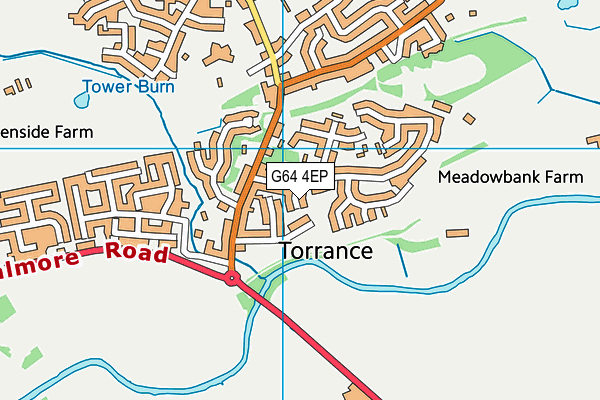 G64 4EP map - OS VectorMap District (Ordnance Survey)