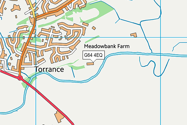 G64 4EQ map - OS VectorMap District (Ordnance Survey)