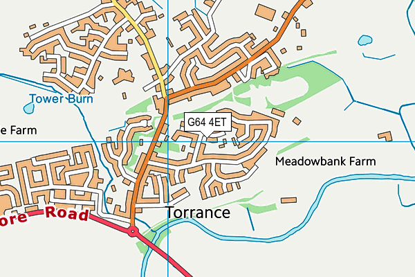 G64 4ET map - OS VectorMap District (Ordnance Survey)