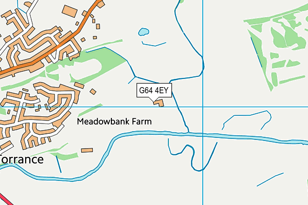 G64 4EY map - OS VectorMap District (Ordnance Survey)