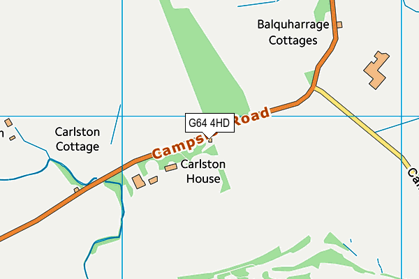 G64 4HD map - OS VectorMap District (Ordnance Survey)