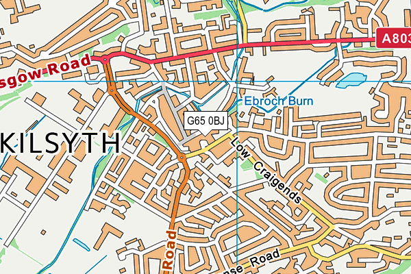 G65 0BJ map - OS VectorMap District (Ordnance Survey)