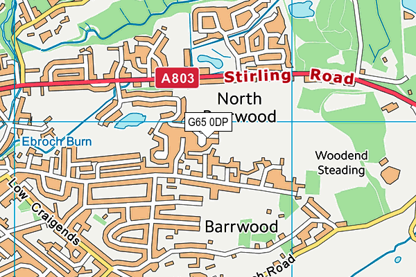 G65 0DP map - OS VectorMap District (Ordnance Survey)