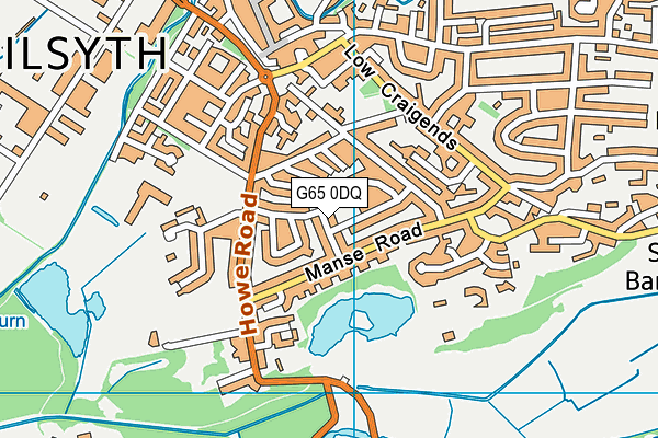 G65 0DQ map - OS VectorMap District (Ordnance Survey)