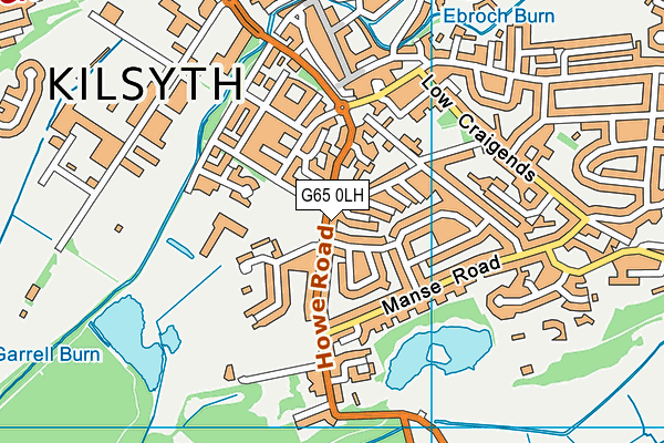 G65 0LH map - OS VectorMap District (Ordnance Survey)