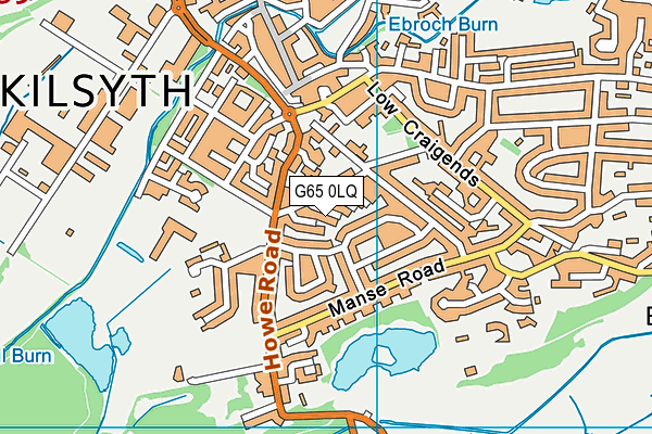 G65 0LQ map - OS VectorMap District (Ordnance Survey)