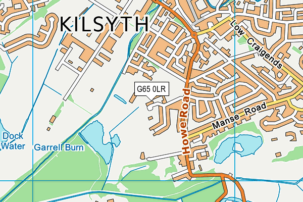 G65 0LR map - OS VectorMap District (Ordnance Survey)