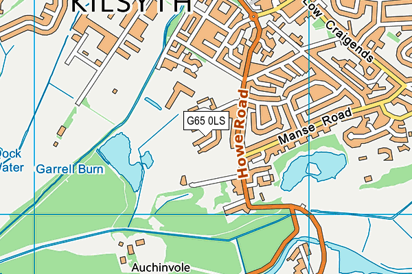 G65 0LS map - OS VectorMap District (Ordnance Survey)