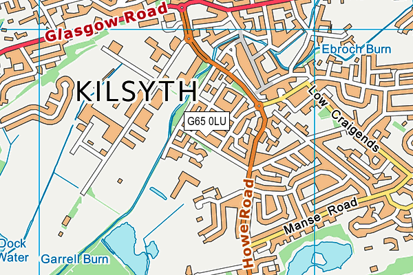 G65 0LU map - OS VectorMap District (Ordnance Survey)