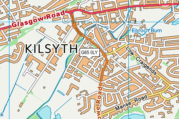 G65 0LY map - OS VectorMap District (Ordnance Survey)