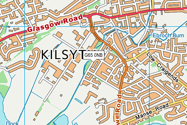 G65 0NB map - OS VectorMap District (Ordnance Survey)