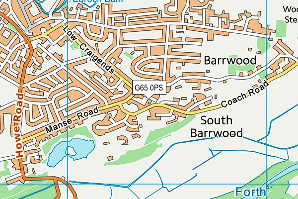 G65 0PS map - OS VectorMap District (Ordnance Survey)