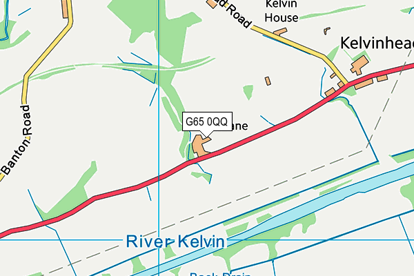 G65 0QQ map - OS VectorMap District (Ordnance Survey)