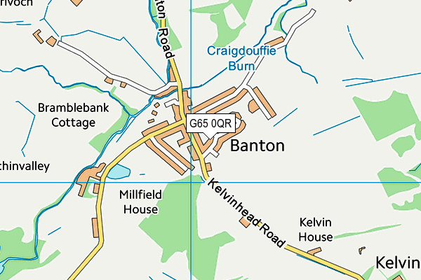 G65 0QR map - OS VectorMap District (Ordnance Survey)