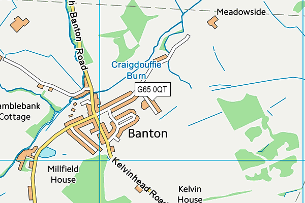 G65 0QT map - OS VectorMap District (Ordnance Survey)