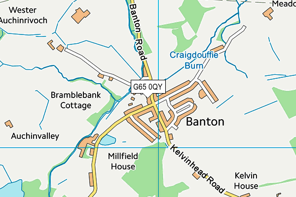 G65 0QY map - OS VectorMap District (Ordnance Survey)