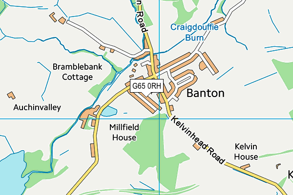 G65 0RH map - OS VectorMap District (Ordnance Survey)