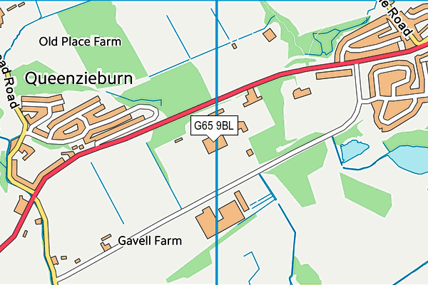 G65 9BL map - OS VectorMap District (Ordnance Survey)