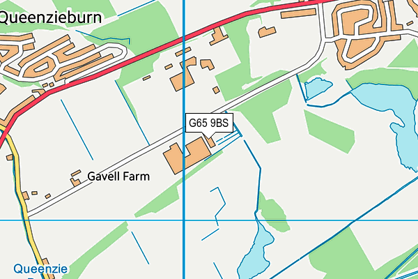 G65 9BS map - OS VectorMap District (Ordnance Survey)