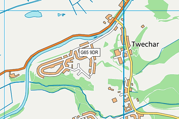 G65 9DR map - OS VectorMap District (Ordnance Survey)