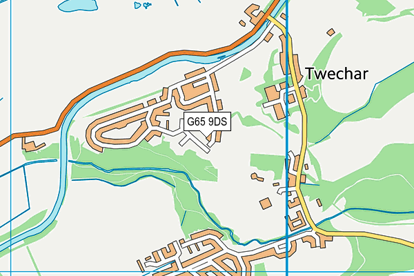 G65 9DS map - OS VectorMap District (Ordnance Survey)