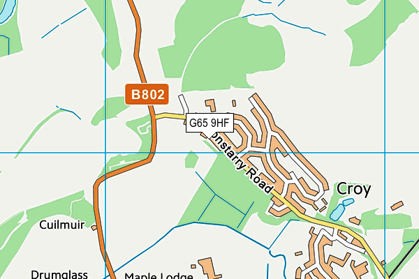 G65 9HF map - OS VectorMap District (Ordnance Survey)