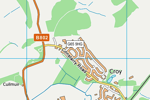 G65 9HG map - OS VectorMap District (Ordnance Survey)