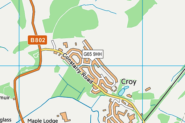 G65 9HH map - OS VectorMap District (Ordnance Survey)