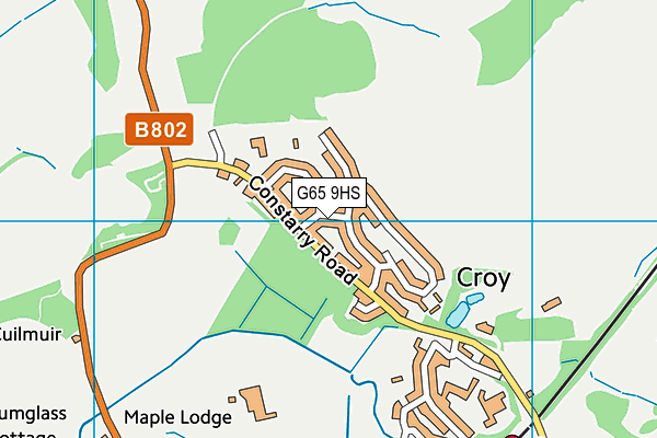 G65 9HS map - OS VectorMap District (Ordnance Survey)