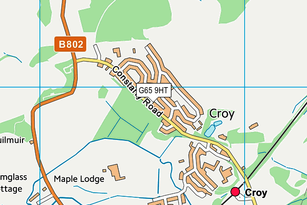 G65 9HT map - OS VectorMap District (Ordnance Survey)