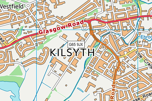 G65 9JX map - OS VectorMap District (Ordnance Survey)