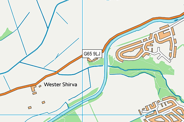 G65 9LJ map - OS VectorMap District (Ordnance Survey)