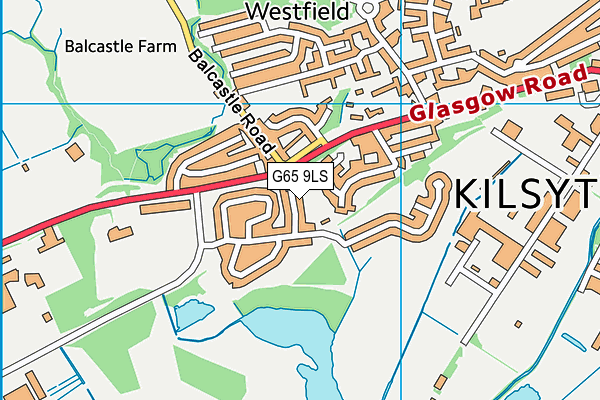 G65 9LS map - OS VectorMap District (Ordnance Survey)