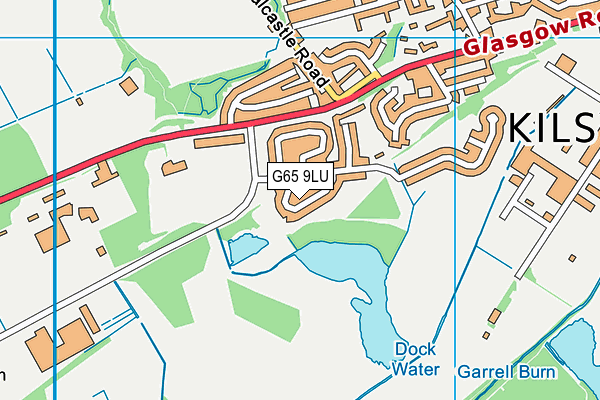 G65 9LU map - OS VectorMap District (Ordnance Survey)