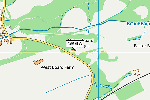 G65 9LW map - OS VectorMap District (Ordnance Survey)