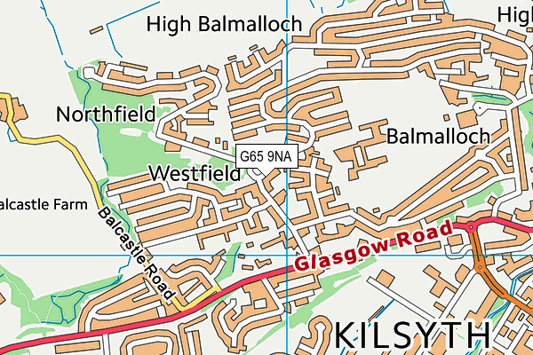 G65 9NA map - OS VectorMap District (Ordnance Survey)