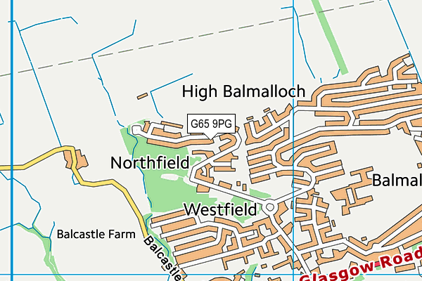 G65 9PG map - OS VectorMap District (Ordnance Survey)