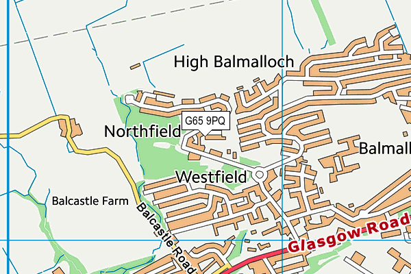 G65 9PQ map - OS VectorMap District (Ordnance Survey)